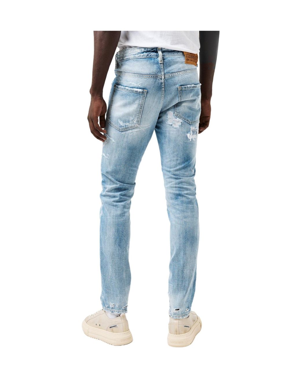DSquared² Blue Solidcolor Jeans for men