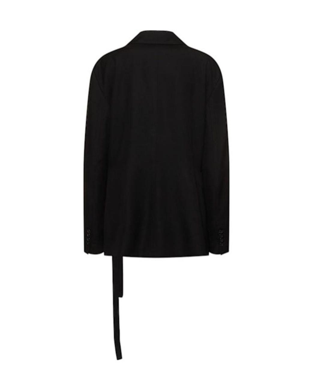 J.W. Anderson Black Wrap-Style Jacket