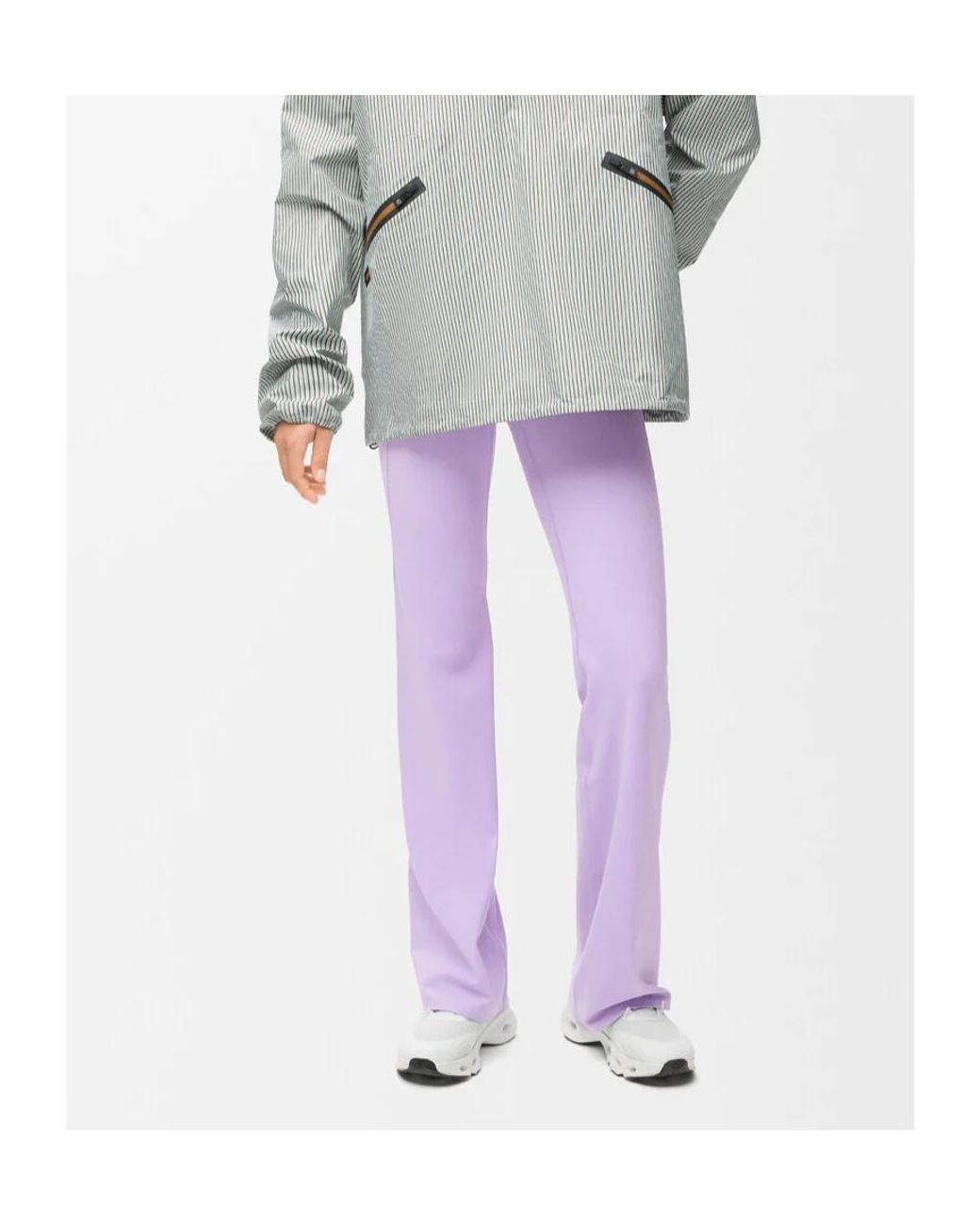Loewe Purple Soft Bootleg Pants