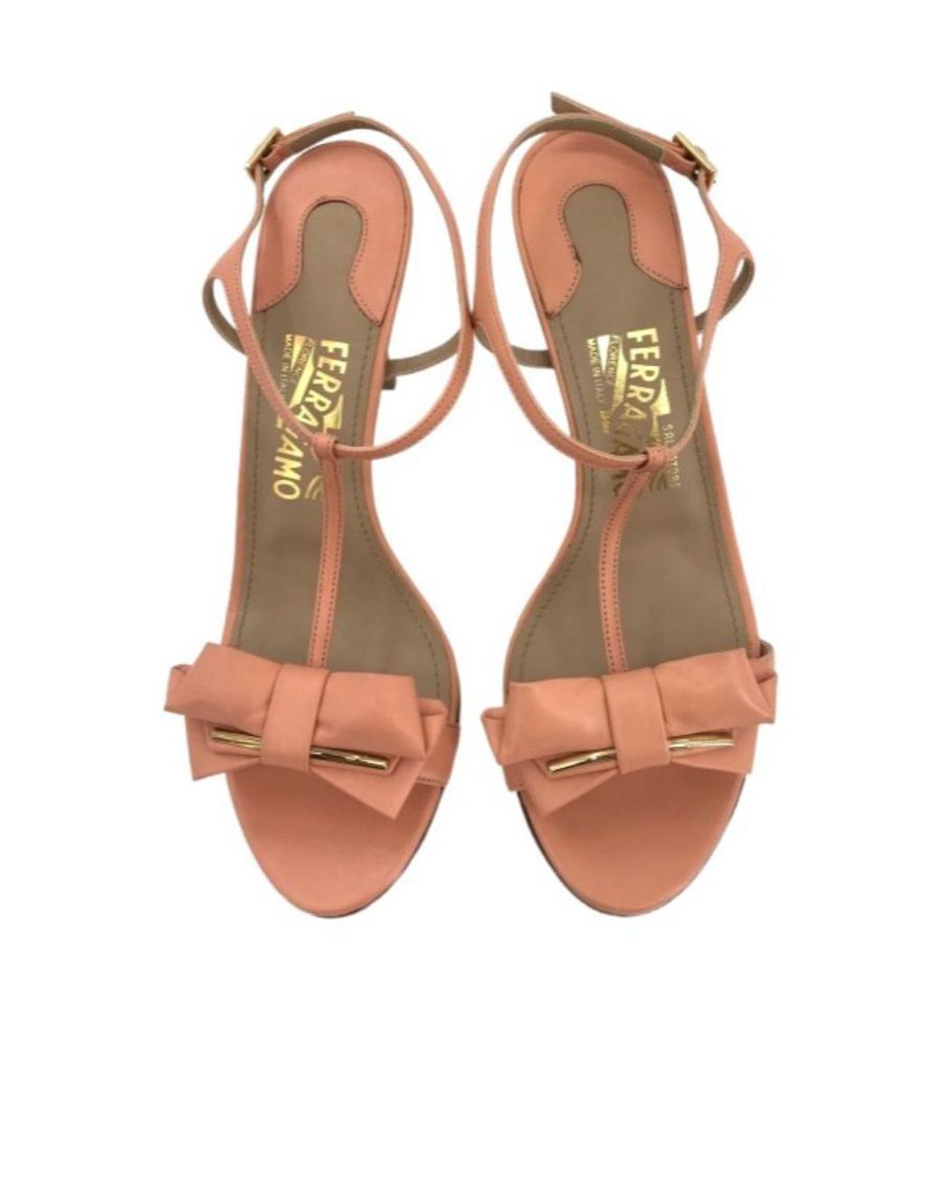 Ferragamo Multicolor Logo Open-Toed High-Heeled Sandals