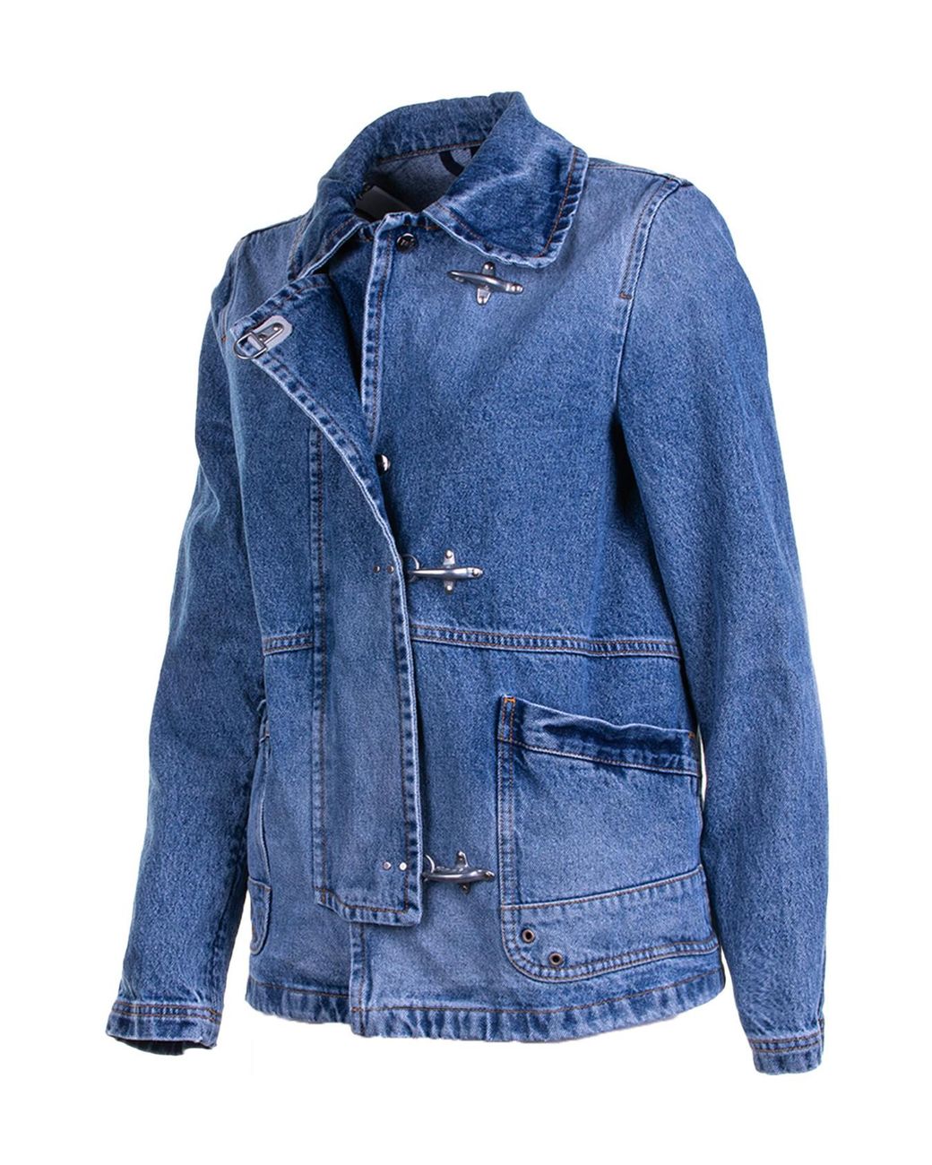 Fay Blue Toggle Fastening Jacket