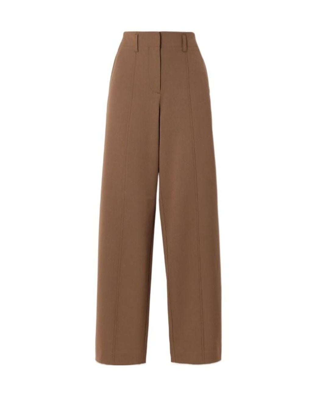 Ulla Johnson Brown Pleated Casual Pants