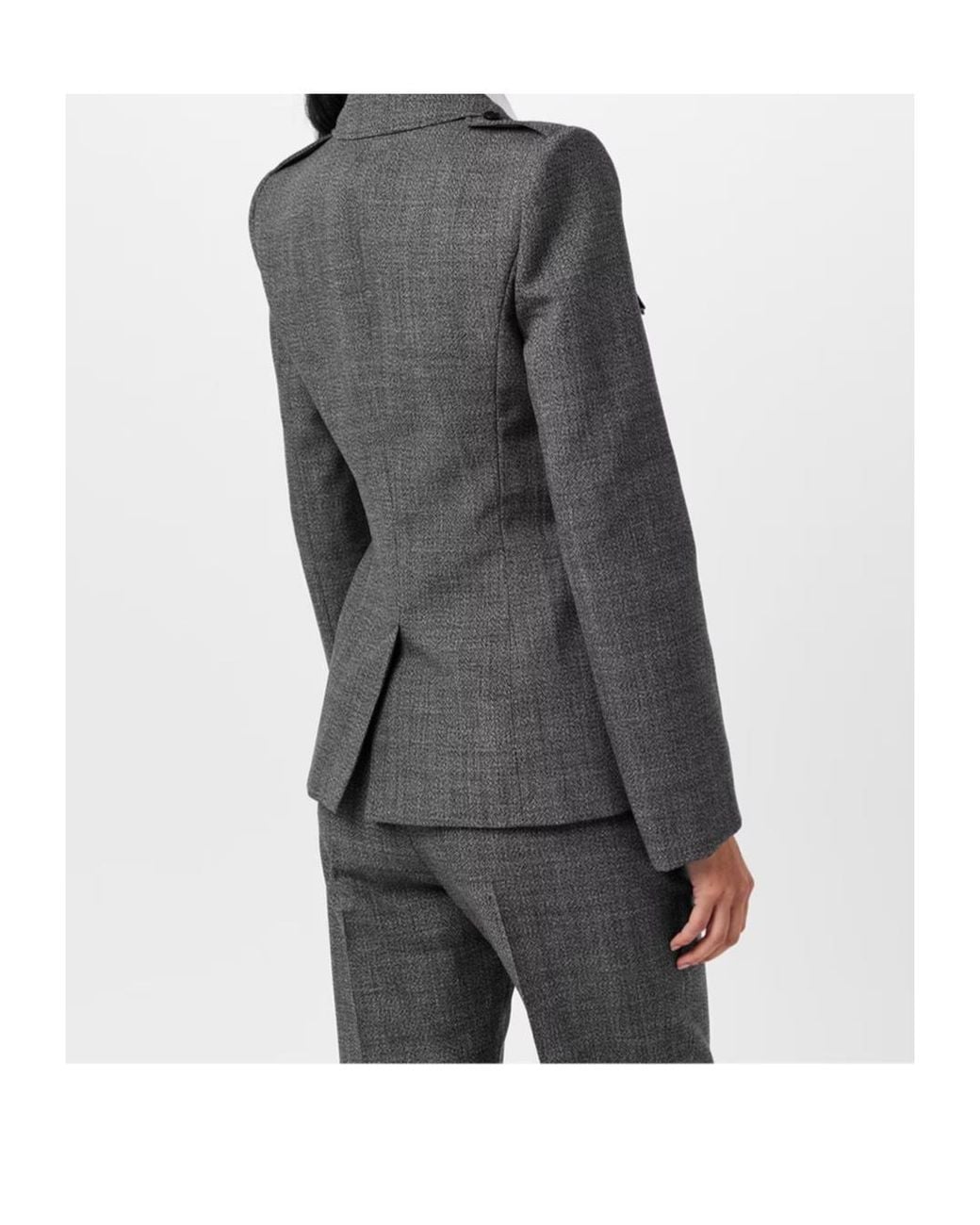 McQueen Gray Slim-Fit Suit Jacket