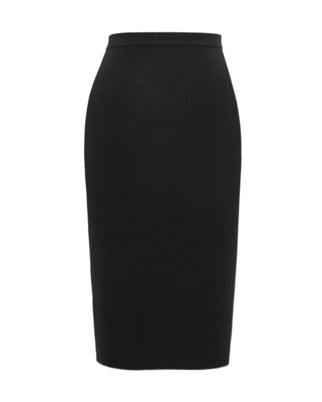 Saint Laurent Black High Waist Pencil Skirt