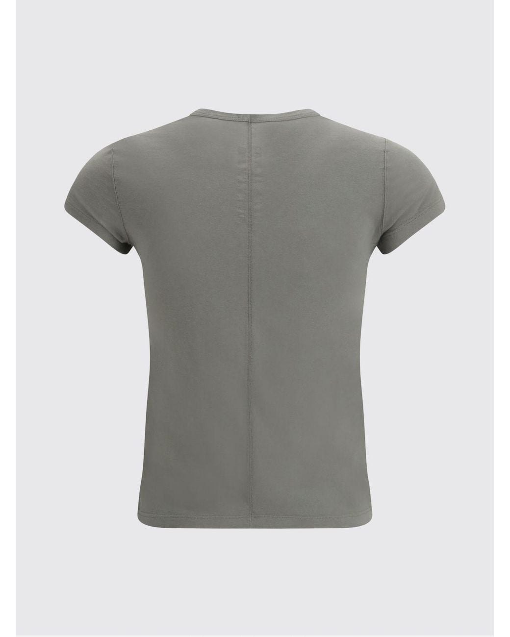 Rick Owens Green Short Sleeved Crewneck T-Shirt