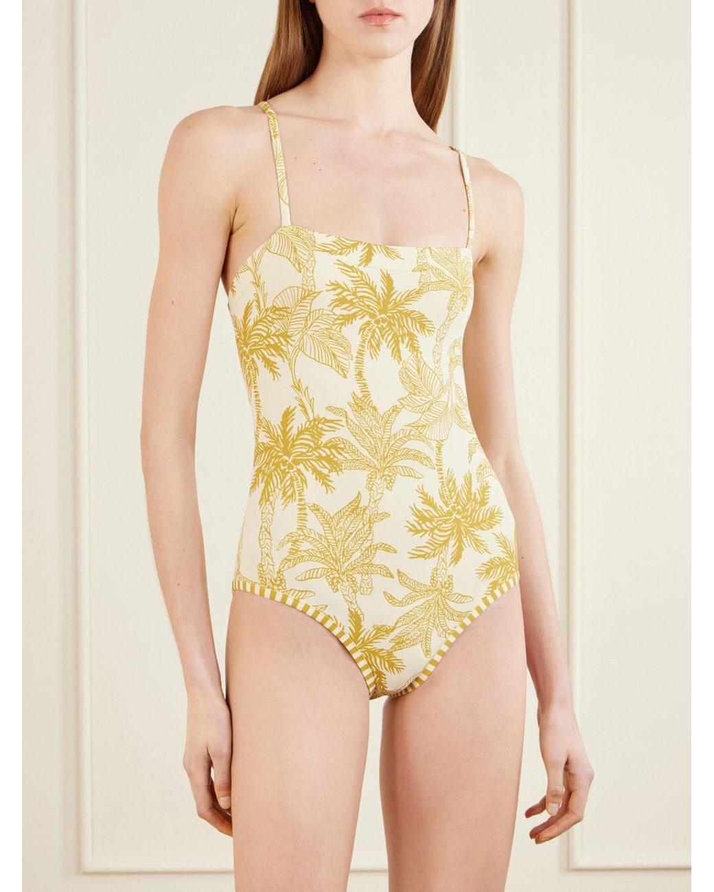 Eres Metallic Tropical Printed One-Piece Swimsuit