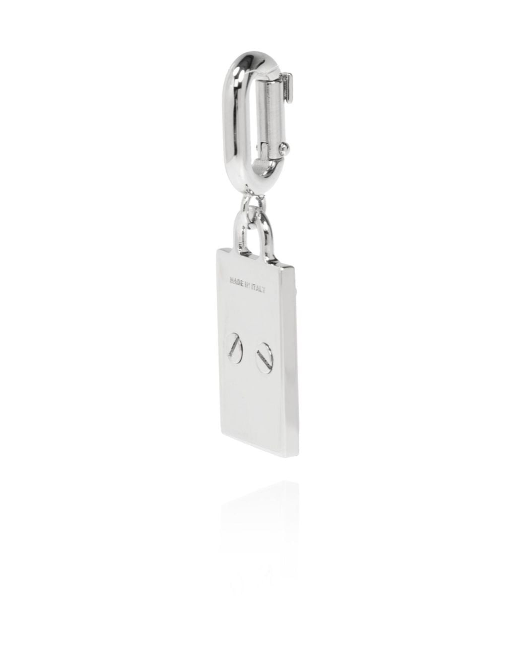 Dolce & Gabbana White Logo Engraved Pendant for men