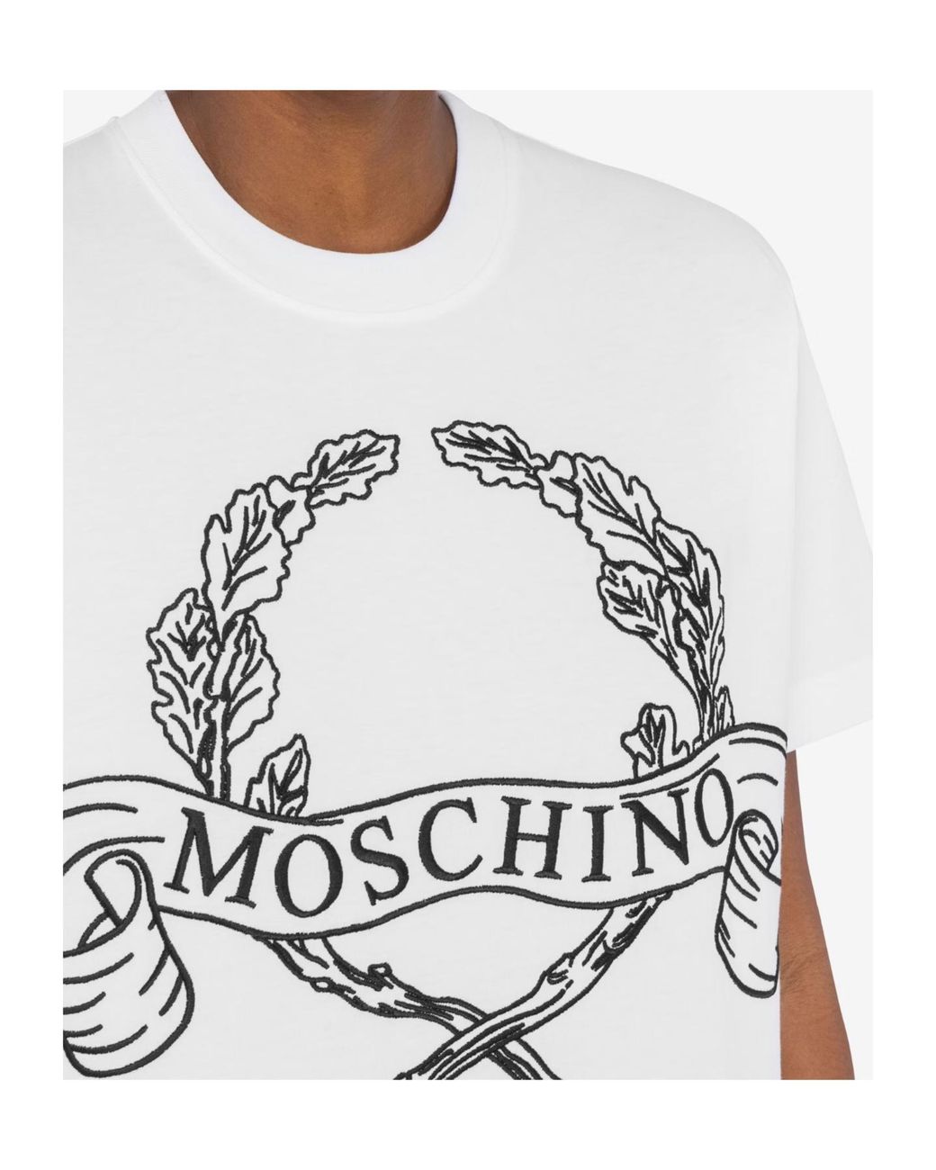 Moschino White Short-Sleeved T-Shirt