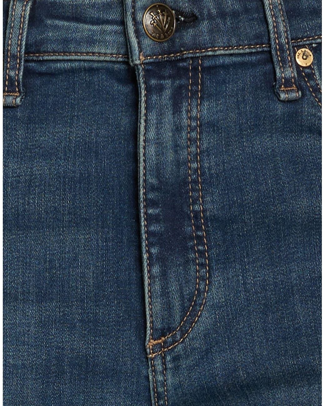 Rag & Bone Blue Solid Color Denim Trousers