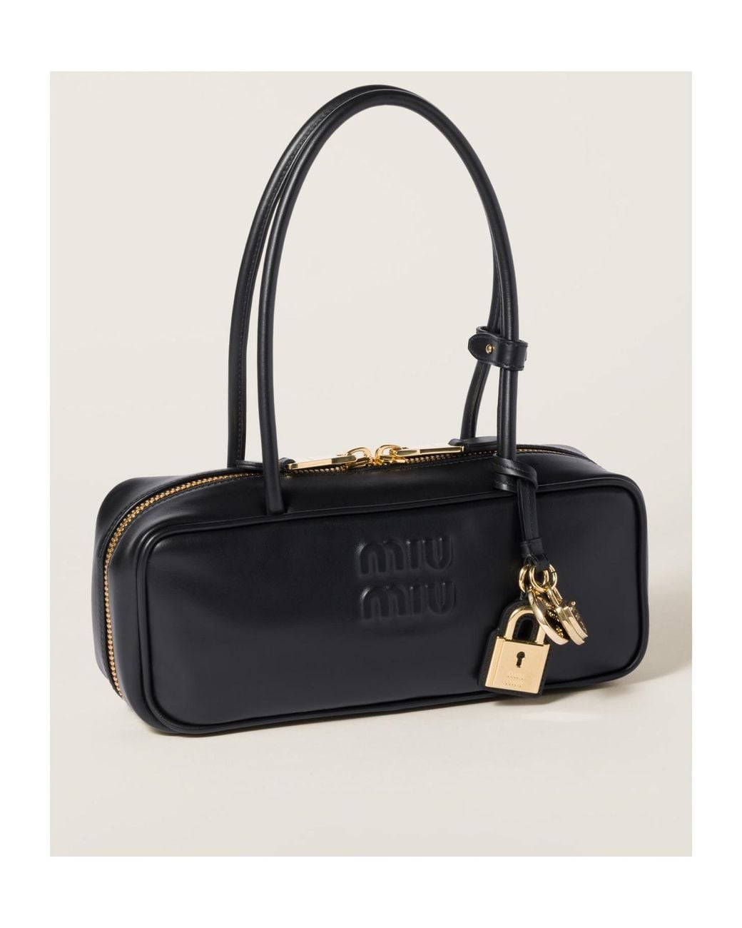 Miu Miu Black Beau Leather Bag