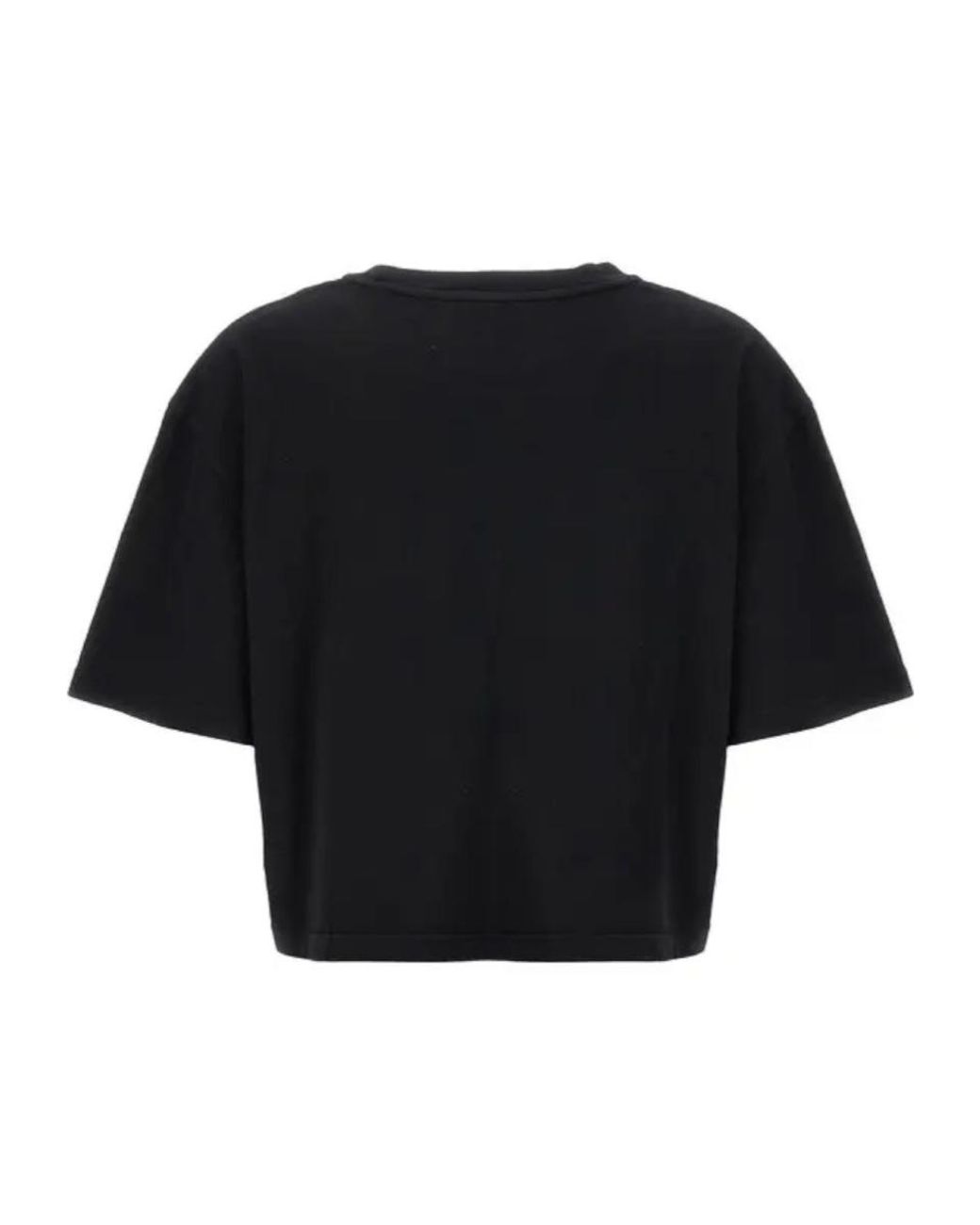 Agolde Black Anya Cropped T-Shirt