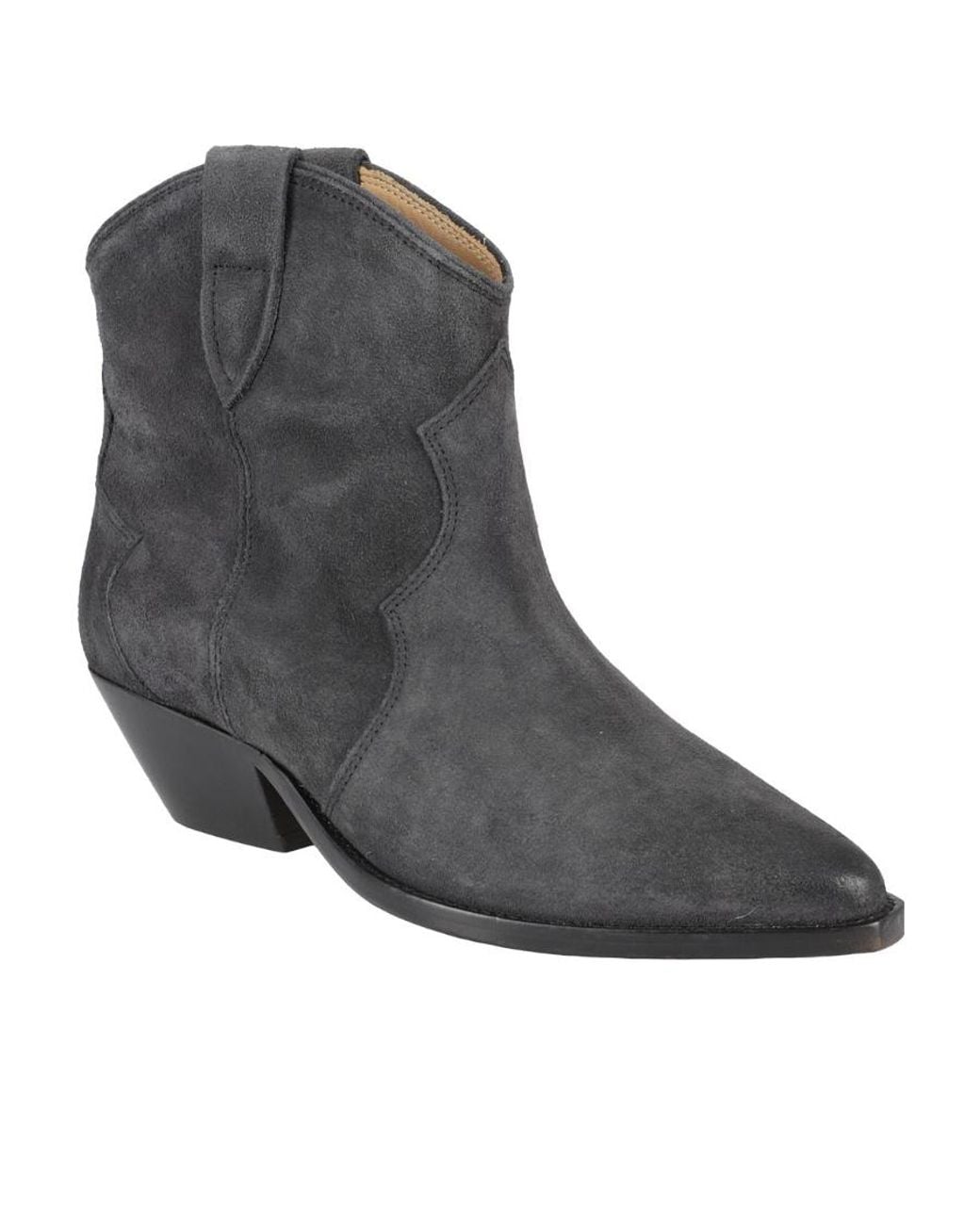 Isabel Marant Black Dewina Pointed Toe Anckle Boots