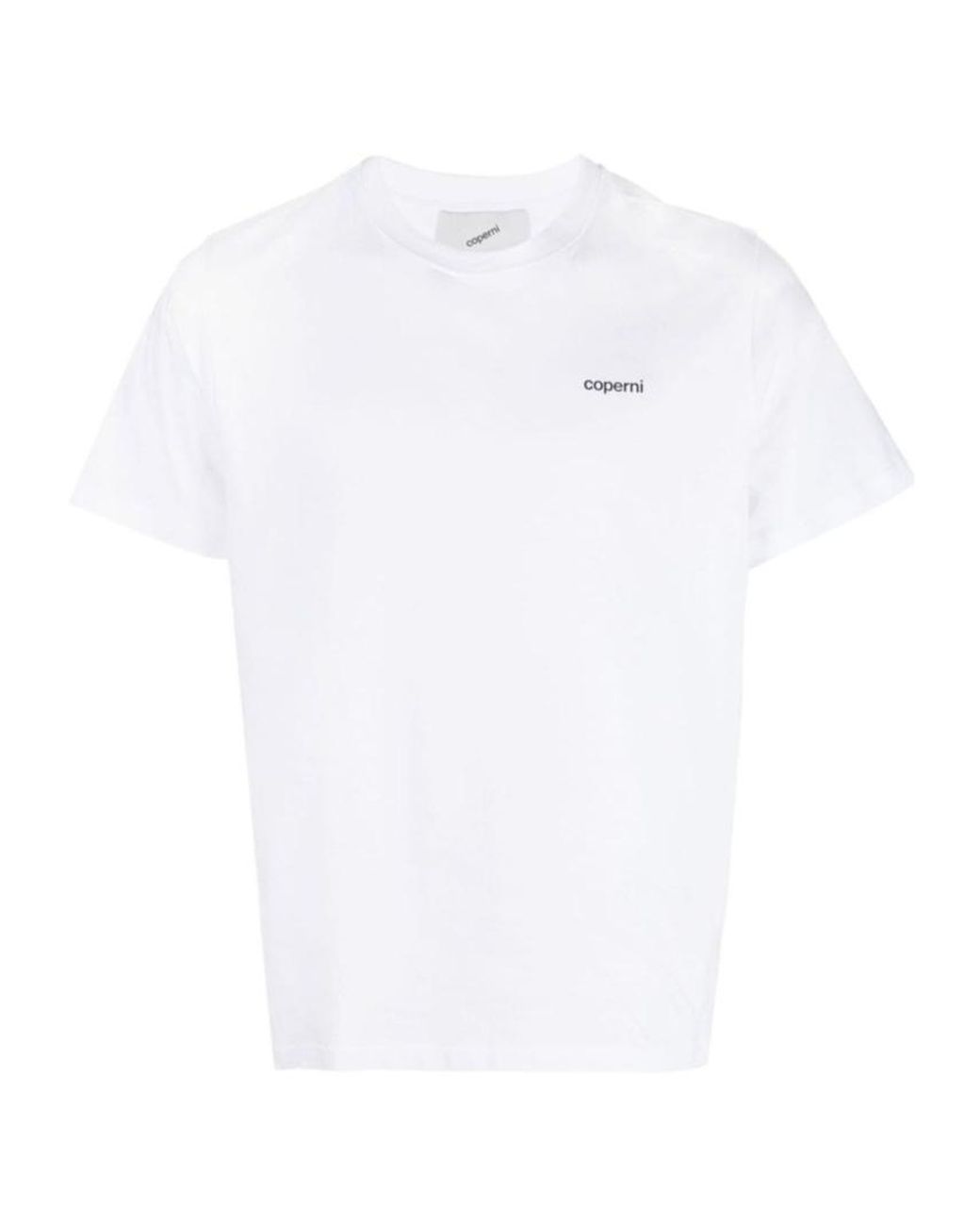 Coperni White Logo Boxy T-Shirt for men