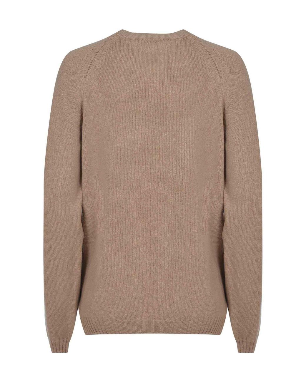 Alberta Ferretti Brown Long-Sleeved Crew Neck Pullover