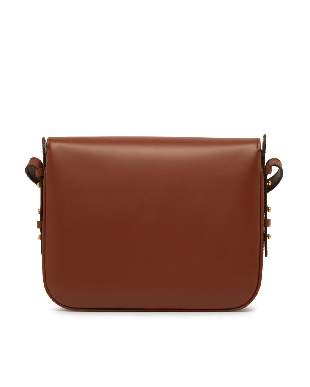 Soeur Brown Flip Shoulder Bag