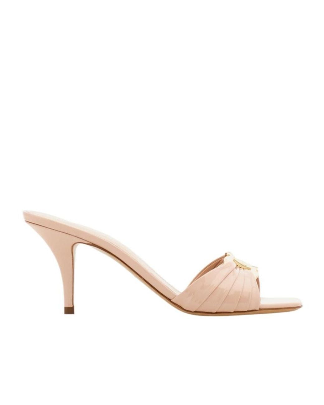 Ferragamo Natural Gancini Ornament Slide