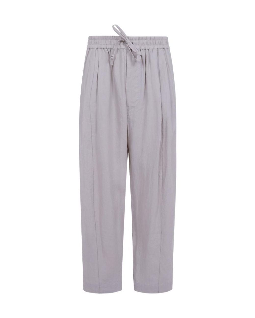 Ziggy Chen Gray Drawstring Trousers for men