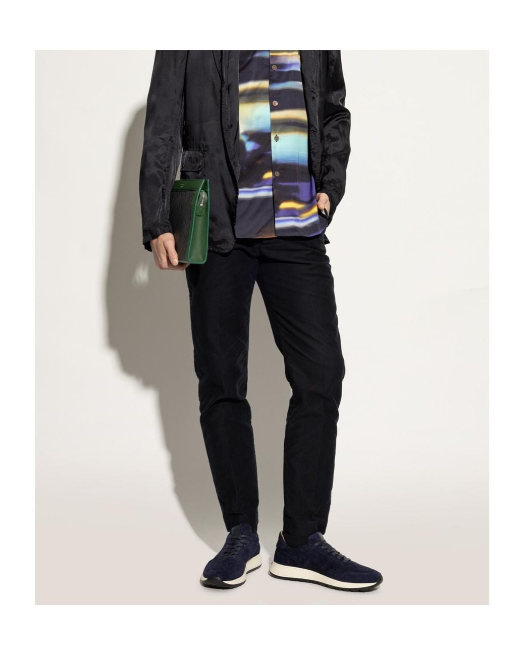 Tod's Blue Suede Sneakers for men