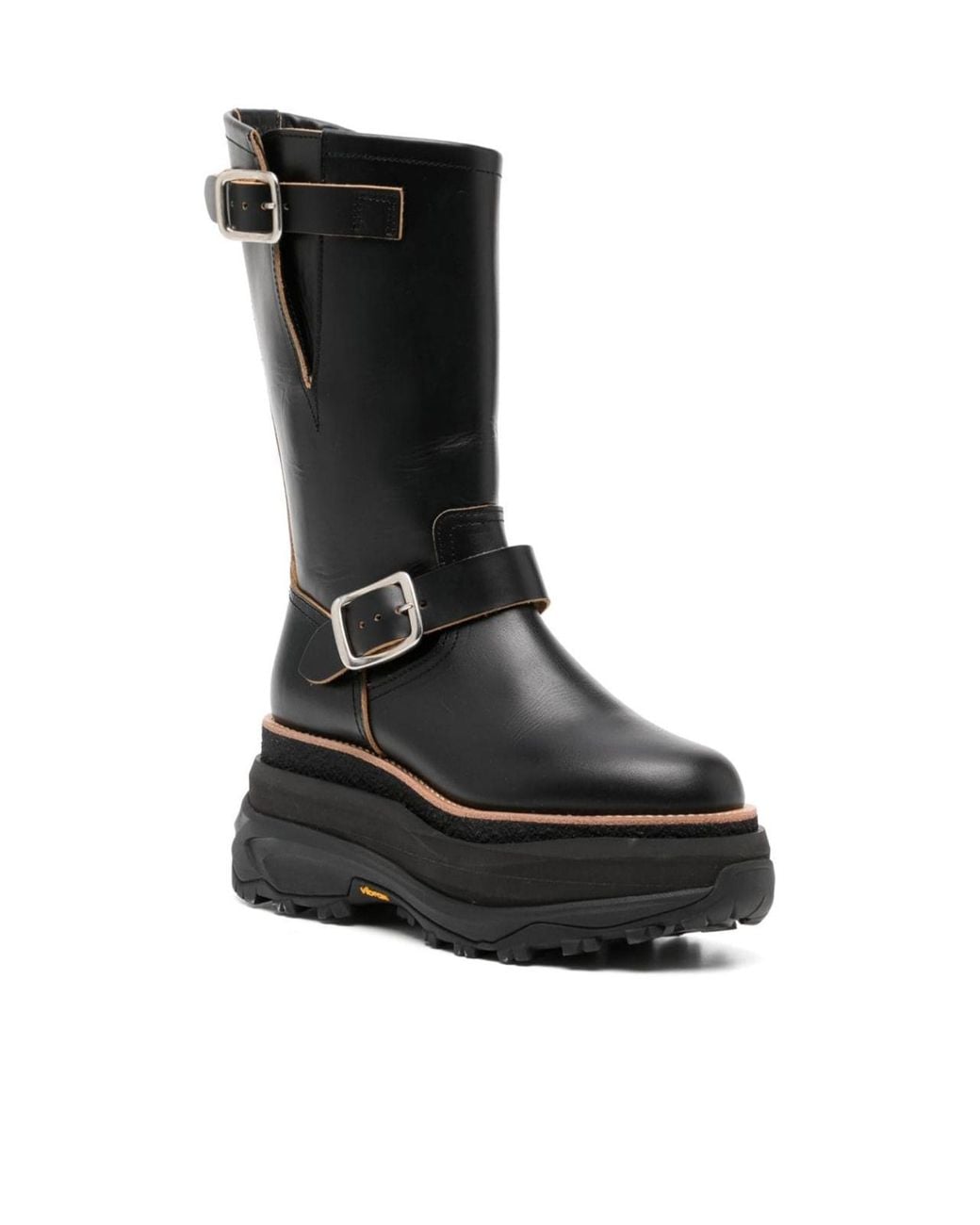 Sacai Black Long Boots