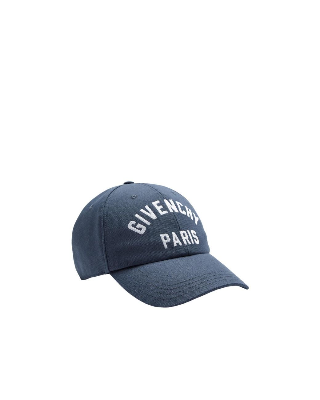 Givenchy Blue Canvas Baseball Cap for men