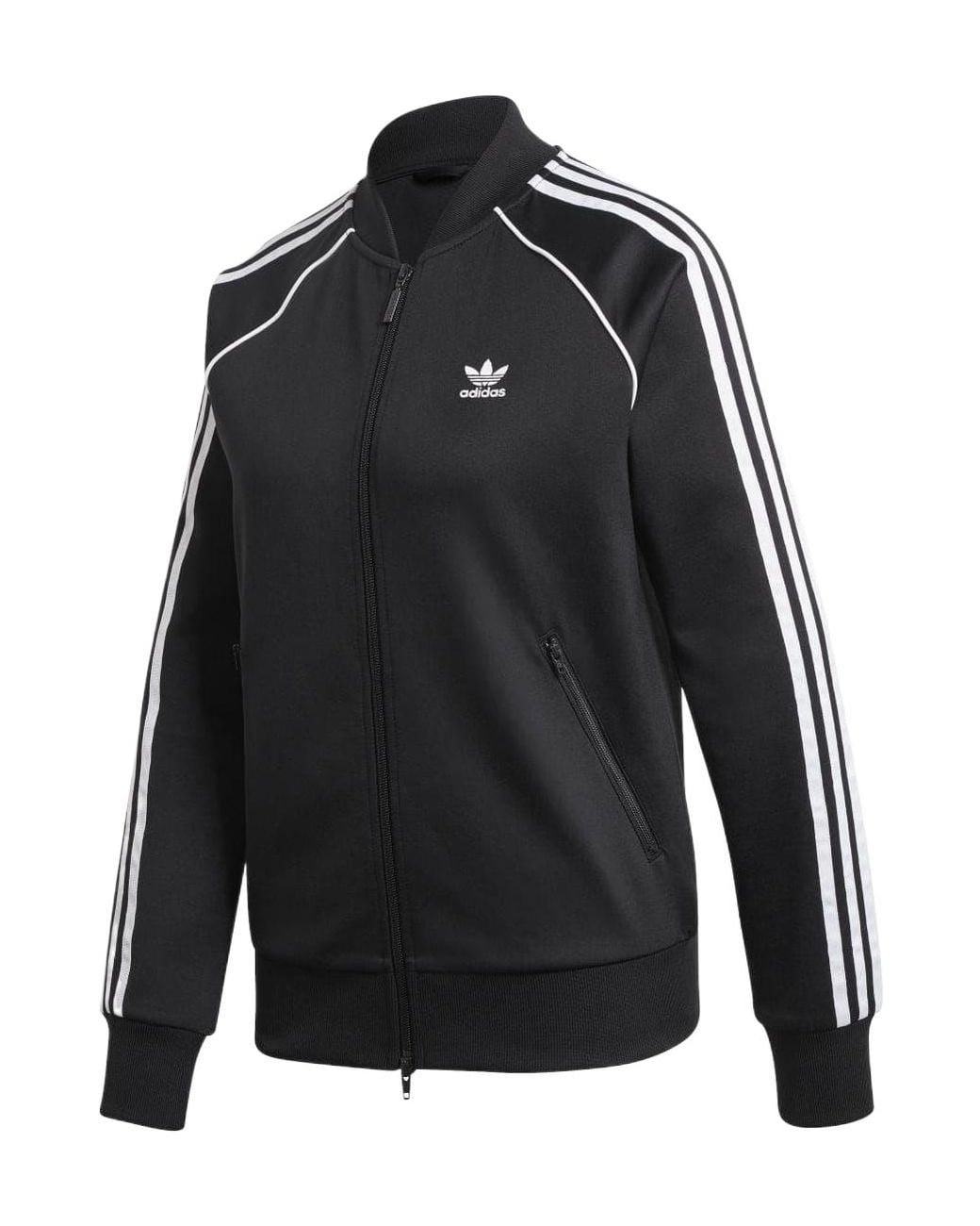 Adidas Originals Black Standcollar Track Jacket
