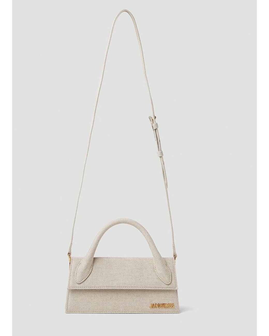 Jacquemus Natural Le Chiquito Long Signature Handbag