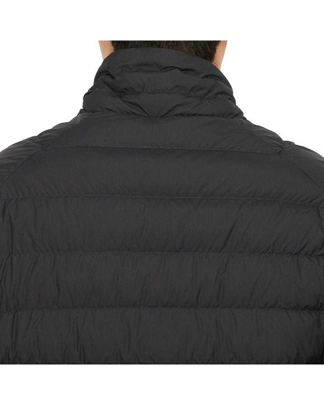 Parajumpers Black High-Neck Long-Sleeve Down Jacket for men
