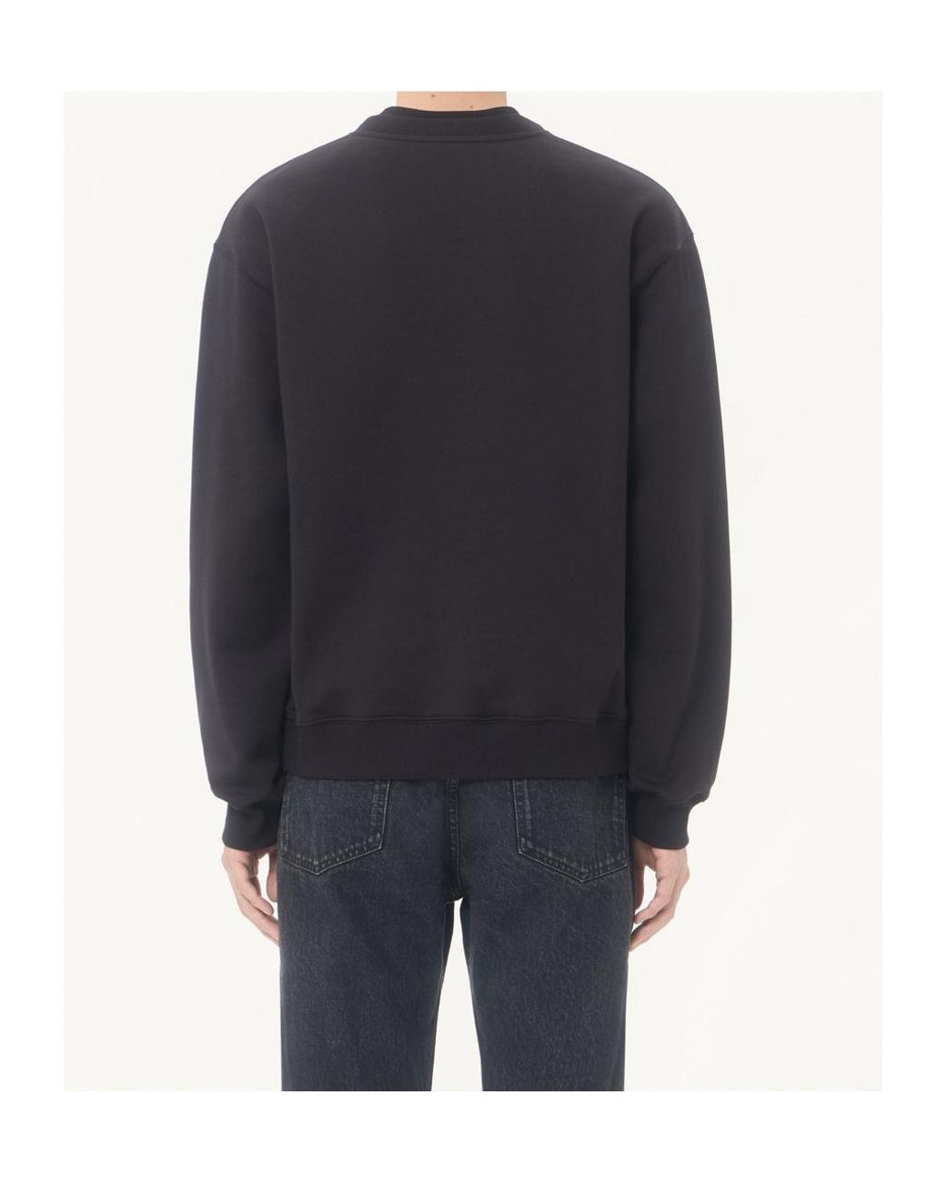 Valentino Black Vgold Crewneck Sweatshirt for men