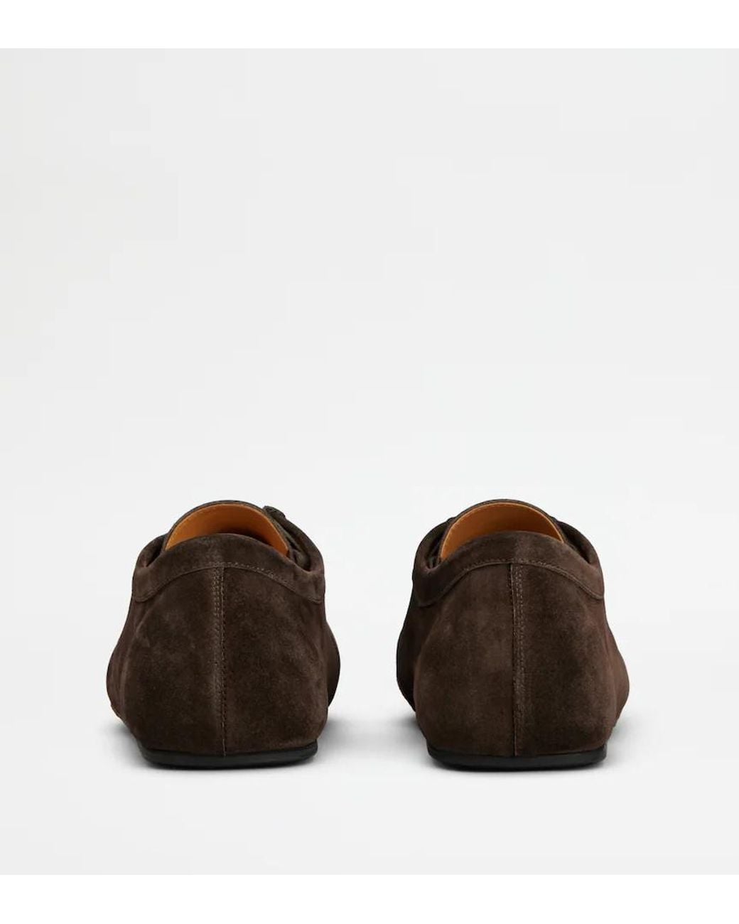 Tod's Brown Lace-Up Derby Shoes for men