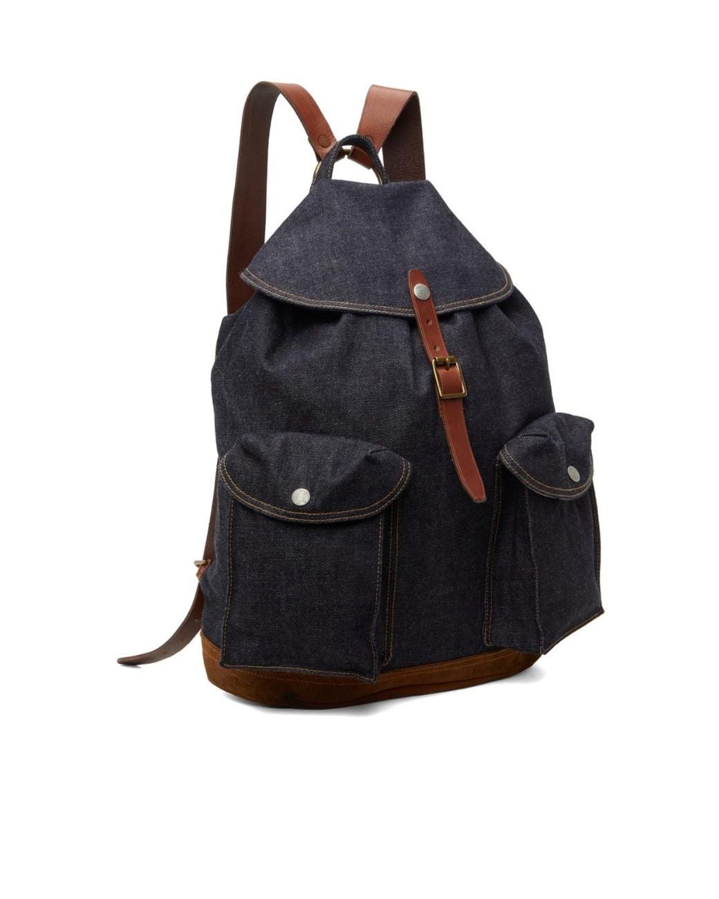 RRL Blue Logo Backpack for men