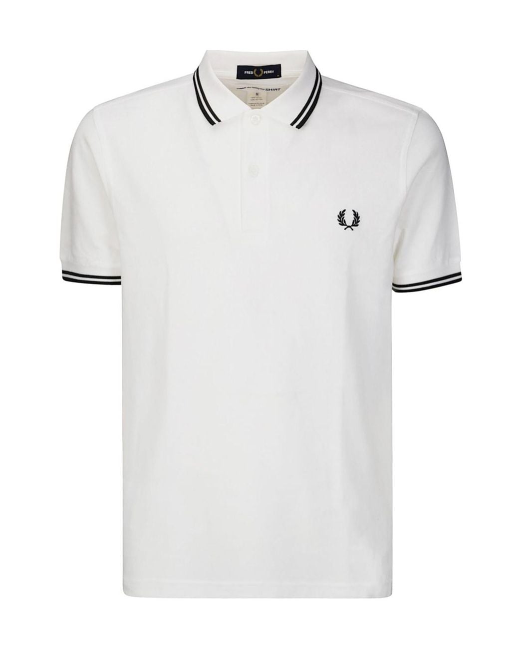 Comme des Garçons White Short-Sleeved Polo Shirt for men