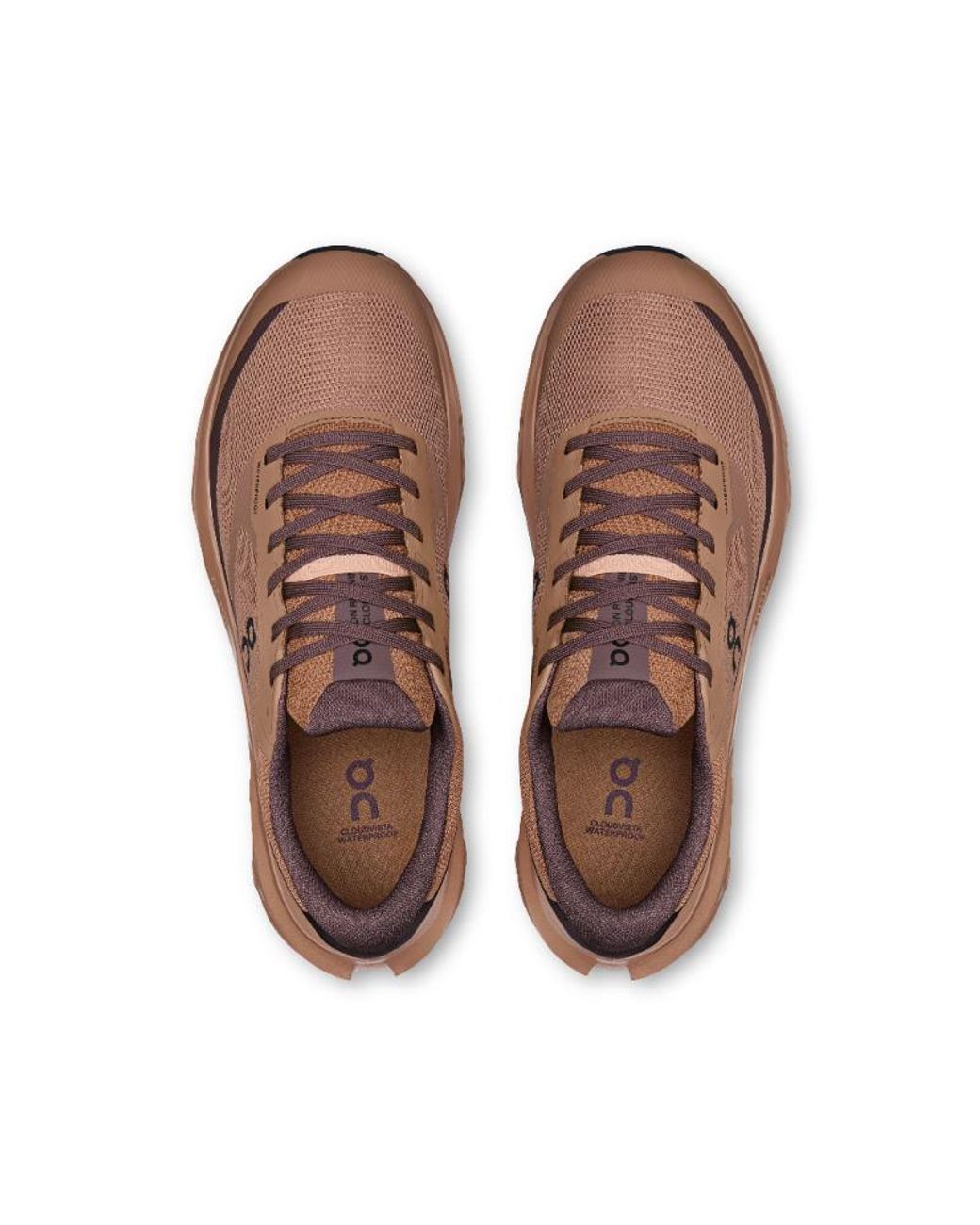 On Shoes Brown Cloudvista 3 Waterproof Lace-Up Sneakers for men