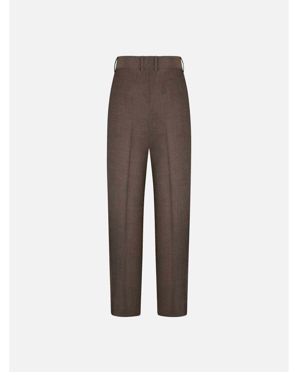 Blazé Milano Brown Straight-Leg Trousers