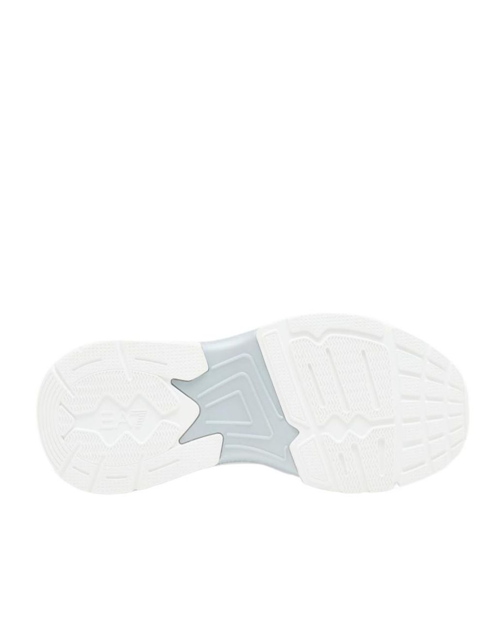 EA7 White Predator Logo-Detail Sneakers
