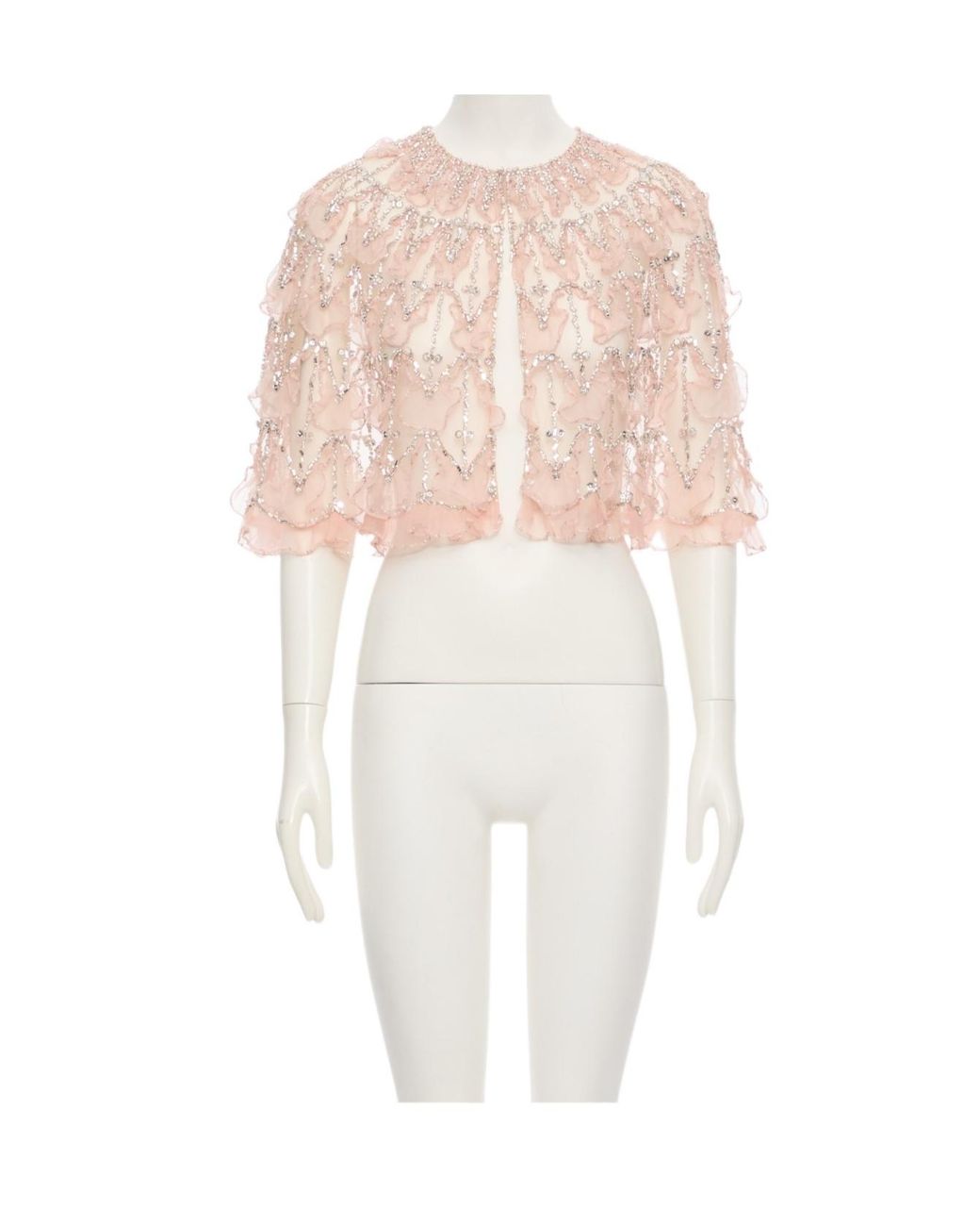 Valentino White Crew Neck Jacket
