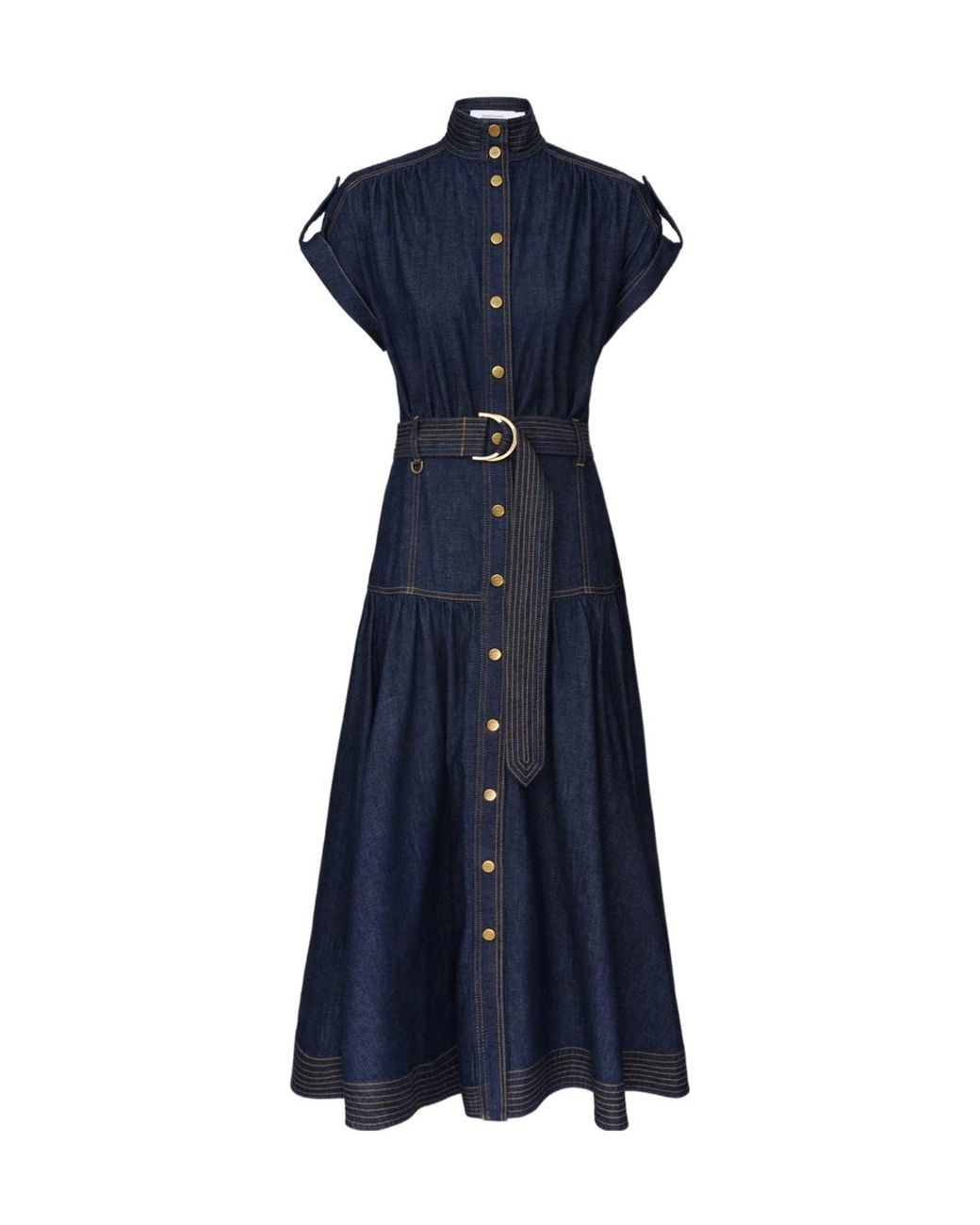 Zimmermann Blue Midi Denim Dress