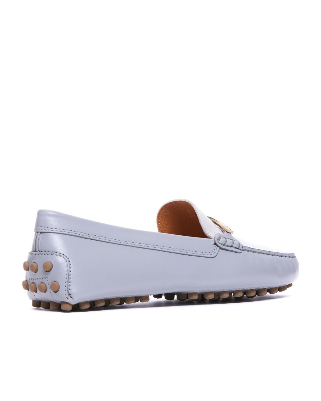Tod's White Gommino Slip-On Driving Loafers