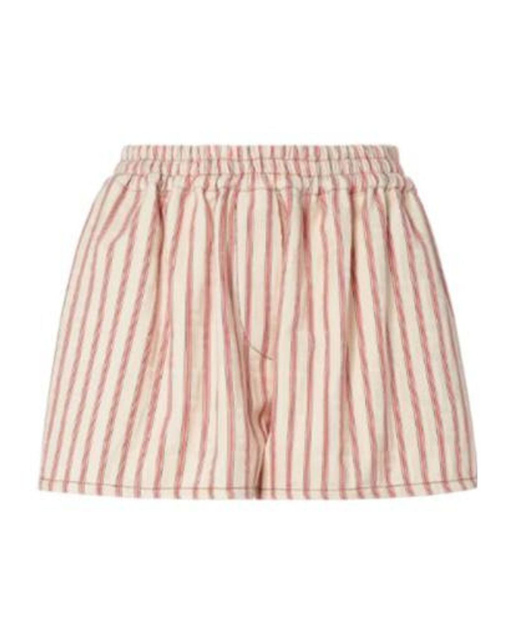 Fendi Pink Striped Logo Patch Shorts