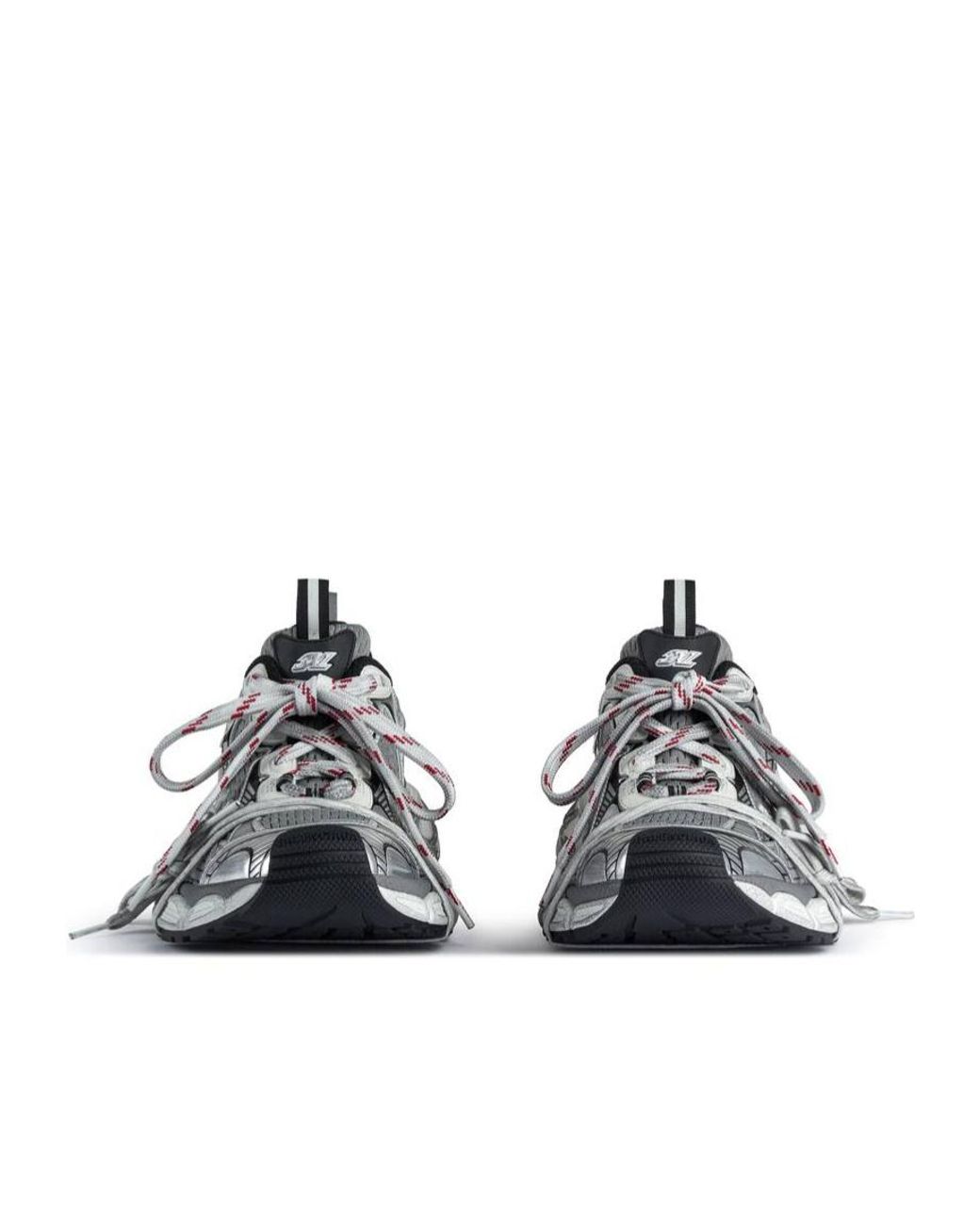 Balenciaga Gray 3 Xl Worn-Effect Sneakers for men