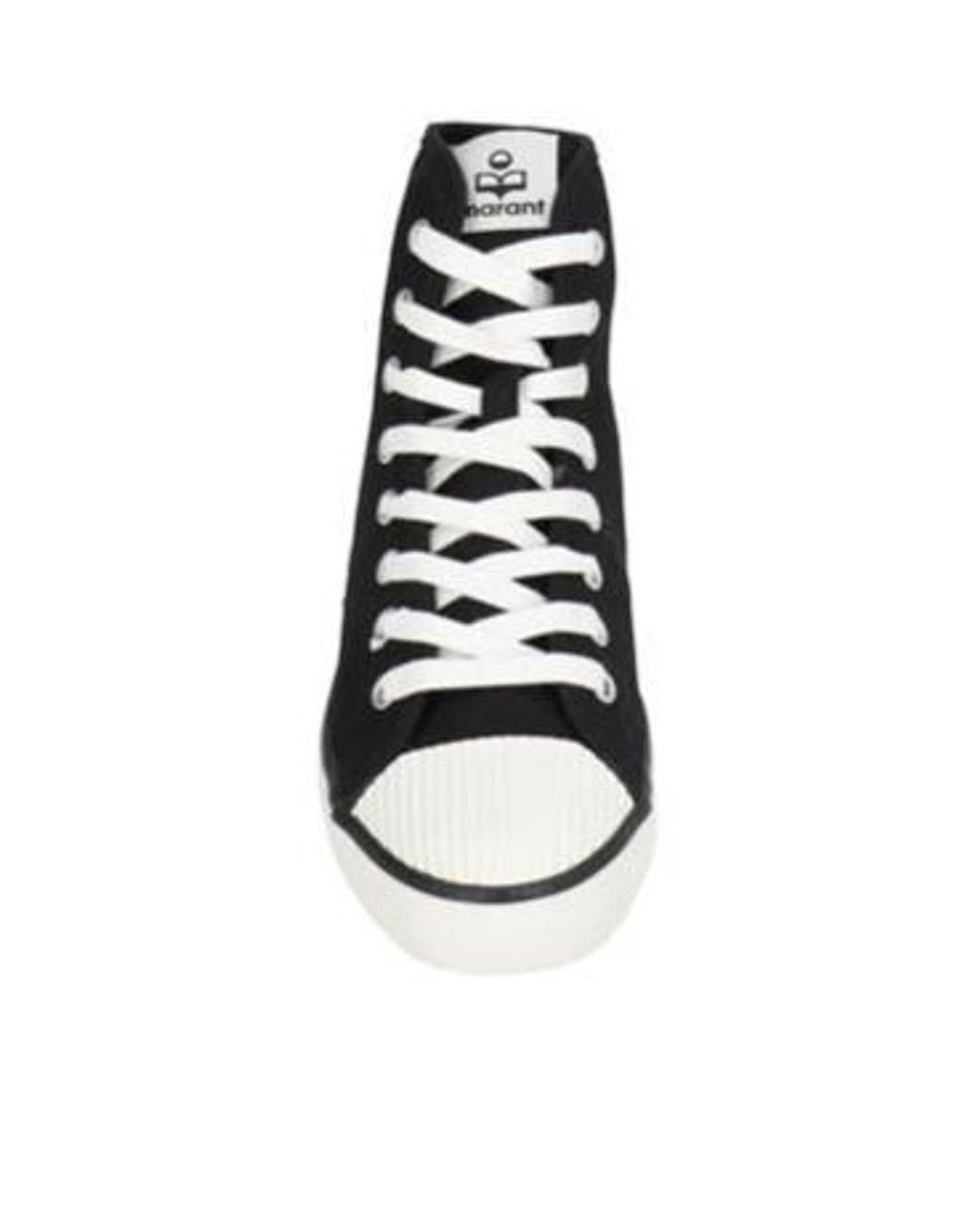 Isabel Marant Brown Print Canvas High Top Shoes