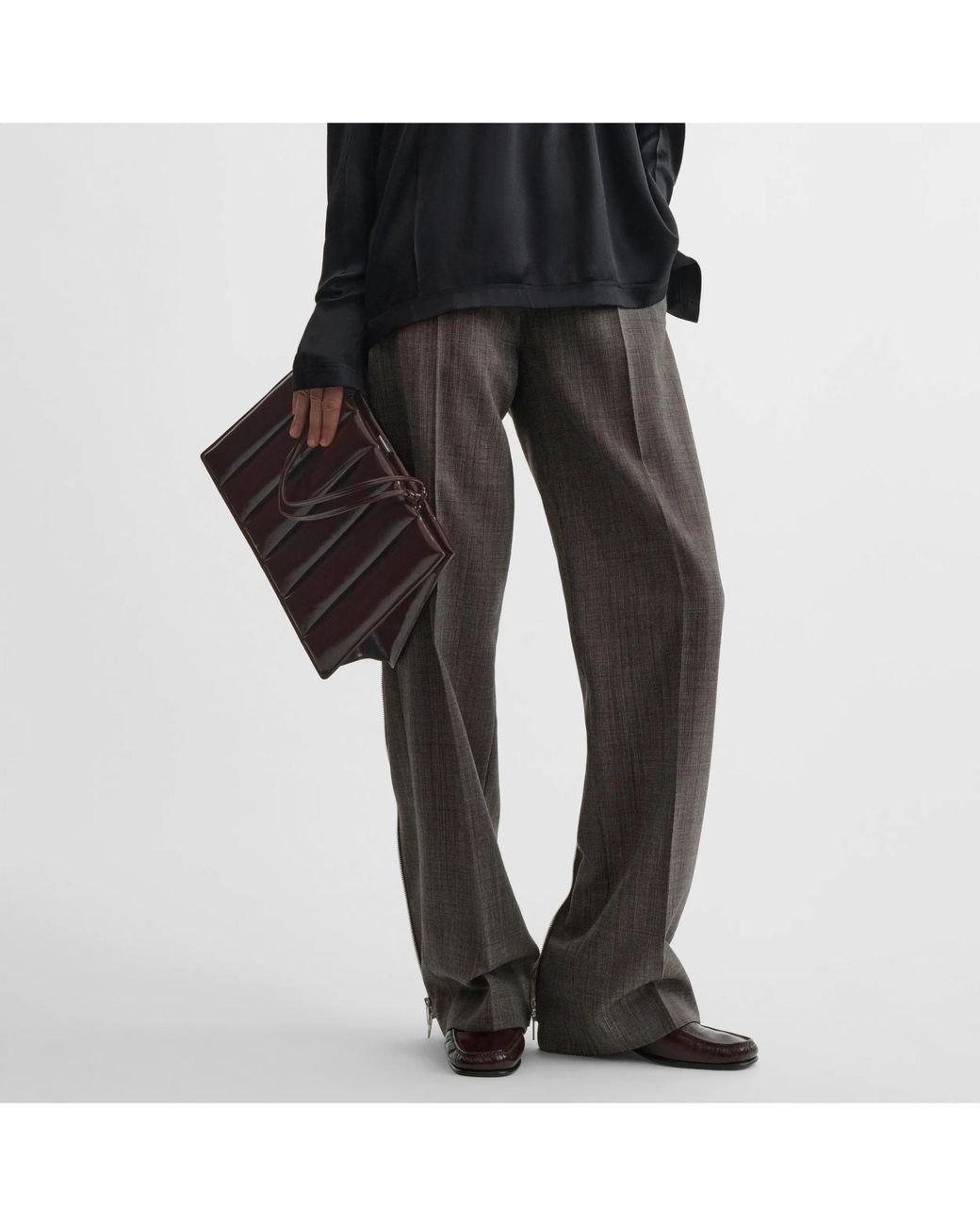 Phoebe Philo Purple Drive Shoulder Bag
