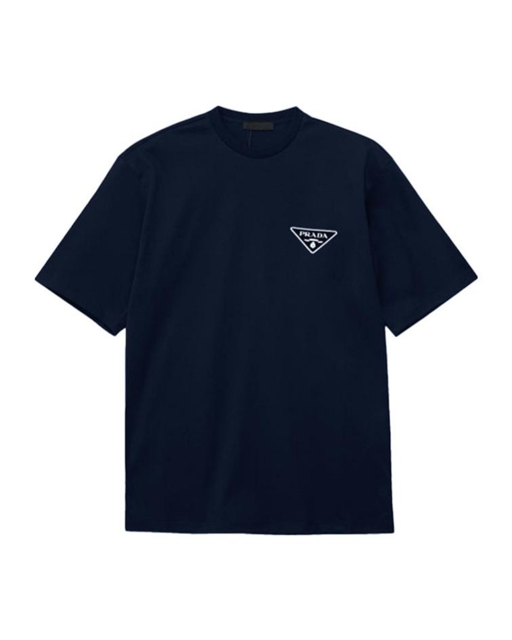Prada Blue Short-Sleeved T-Shirt for men