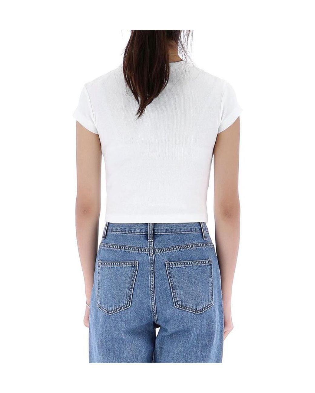 Vivienne Westwood White Oversized Orb Baby Tee