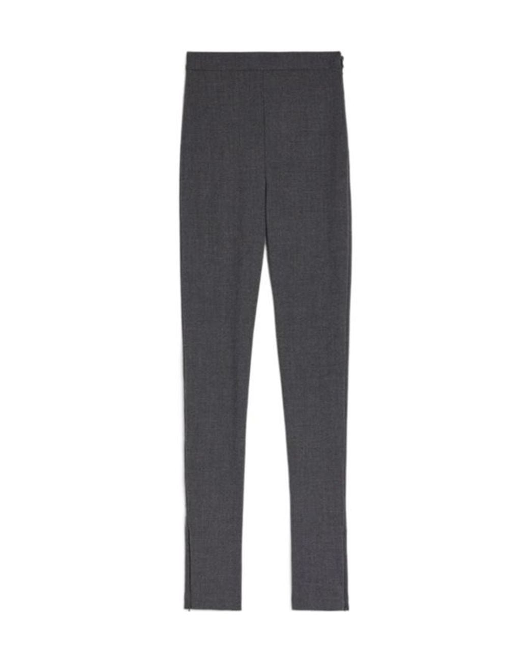Jil Sander Gray Stretch High-Waisted Leggings