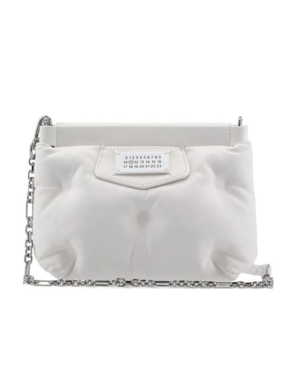 Maison Margiela Gray Glam Slam Carpet Quilted Mini Crossbody Bag