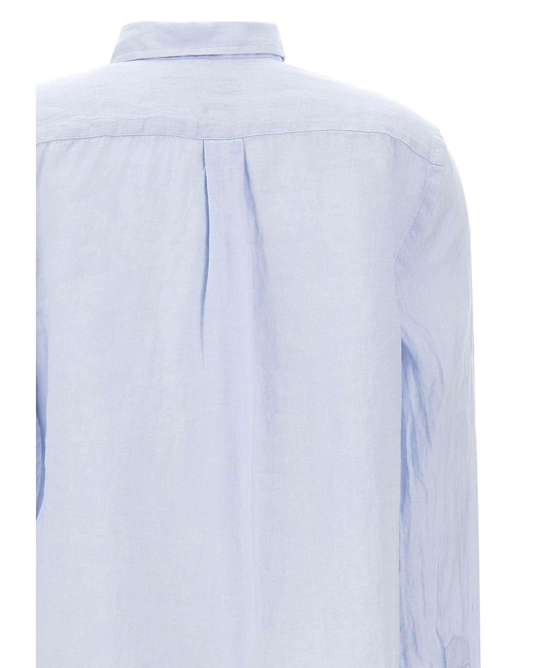 Polo Ralph Lauren Blue Classic Linen Shirt
