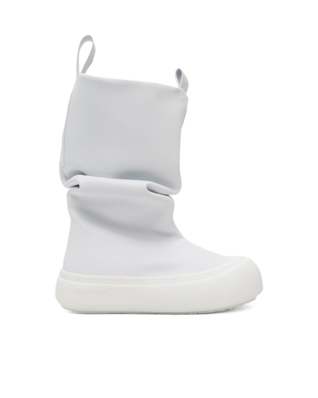 Yume Yume White Mid-Calf Chelsea Boots for men
