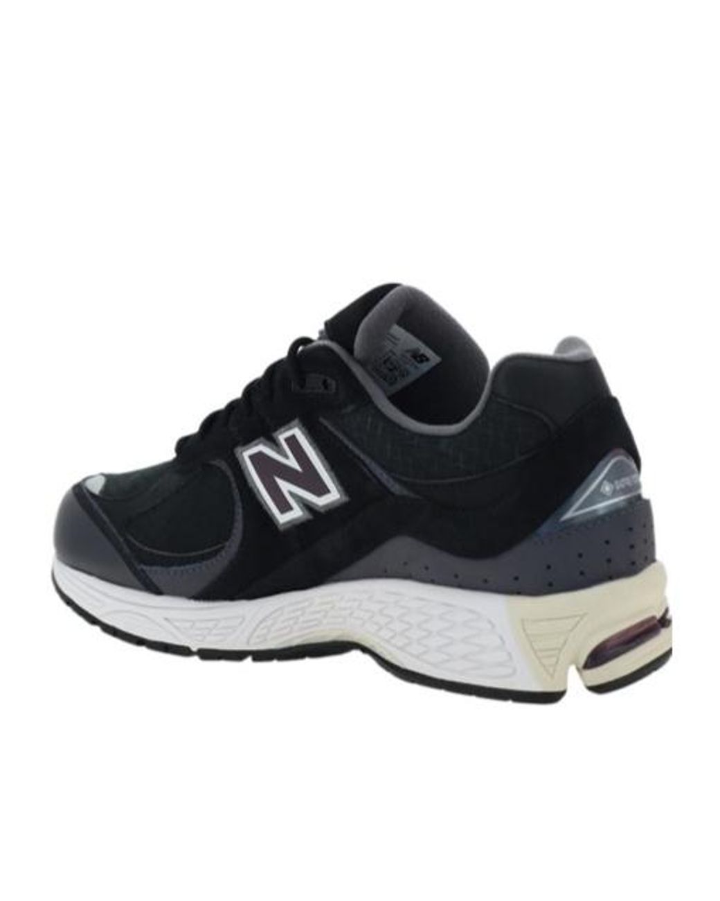 New Balance Black 2002R Lace-Up Sneakers for men