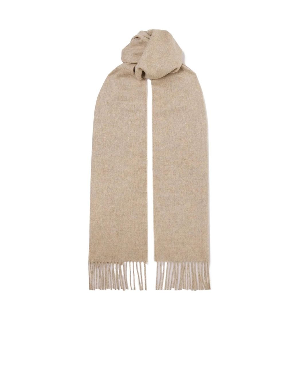 Johnstons Natural Solidcolor Scarf