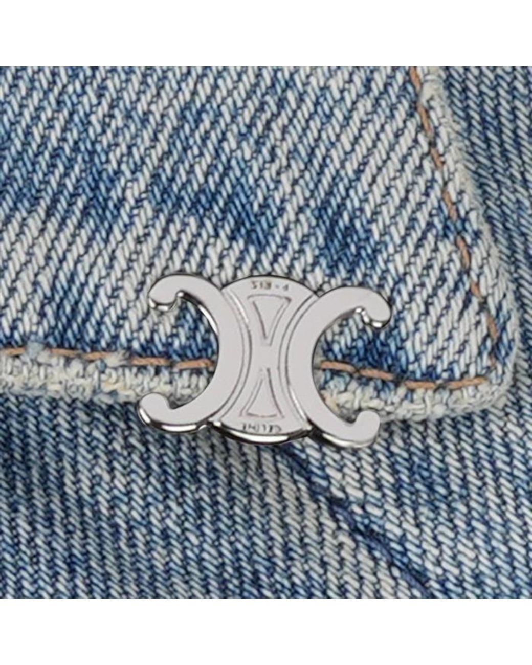 Céline Blue Trucker Jacket for men